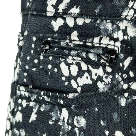 The Kooples  Skin Black and White Abstract Skull Print - Picture 6 of 8